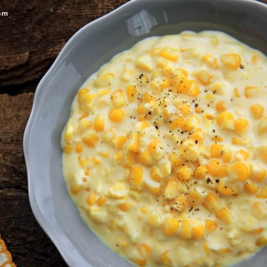 Slow cooker Creamed Corn