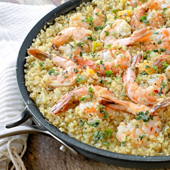 One Pan Garlic Butter Shrimp