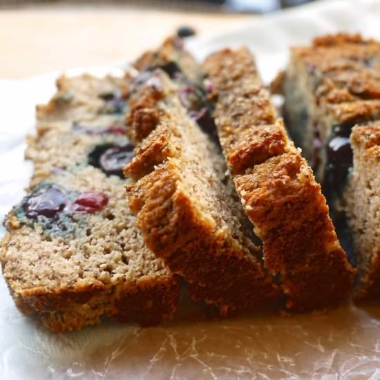 Blueberry Chia Banana Bread