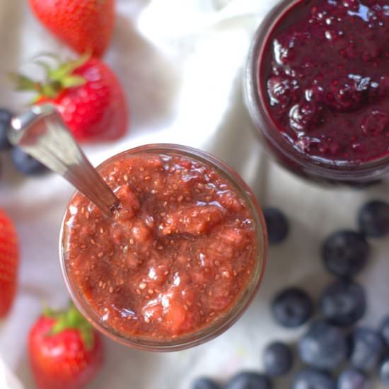 Balsamic Berry Chia Jam