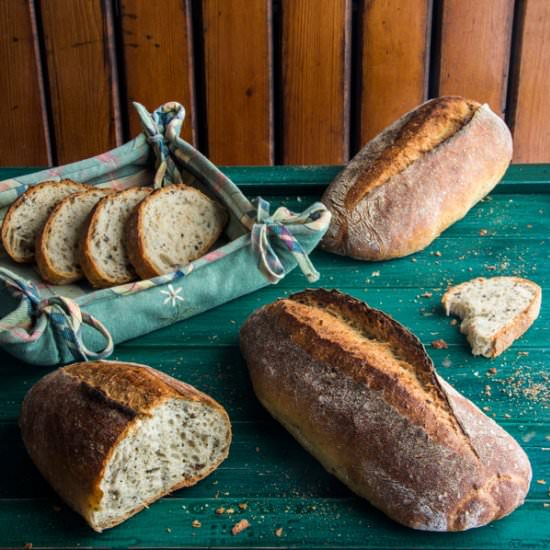 Rye Sourdough Seed Bread