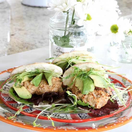 Turkey Sliders Pita Pockets
