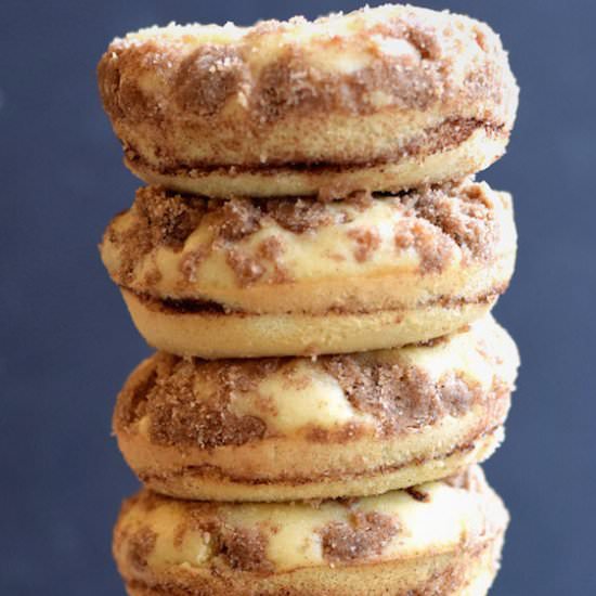 Baked Cinnamon Crumb Donuts
