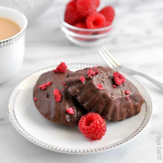 Brown Butter Chocolate Madeleines