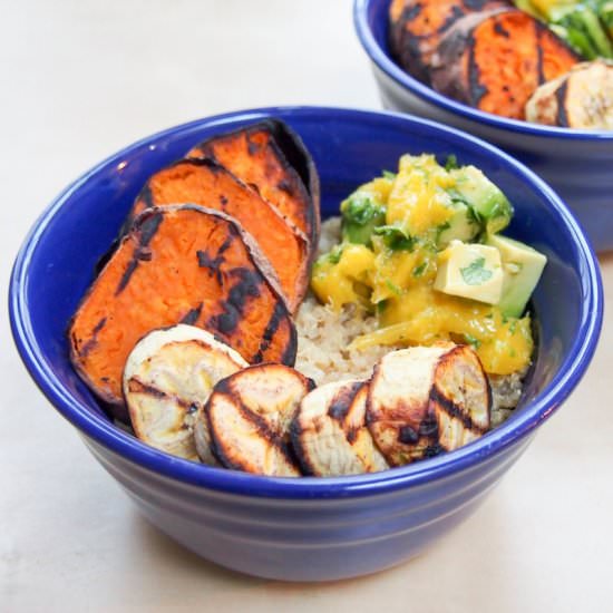 Cuban quinoa bowl