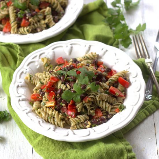 Cilantro Pesto Pasta Salad