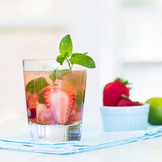 Strawberry Mint Mojito