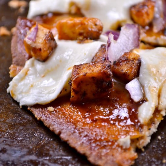 Barbeque Tofu Pizza