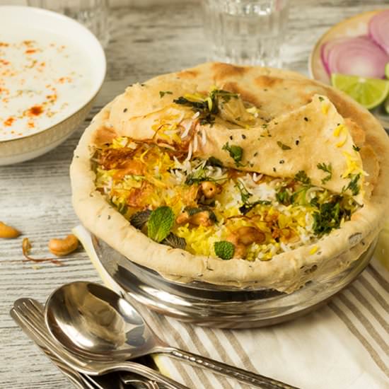 Vegetable Parda Biryani