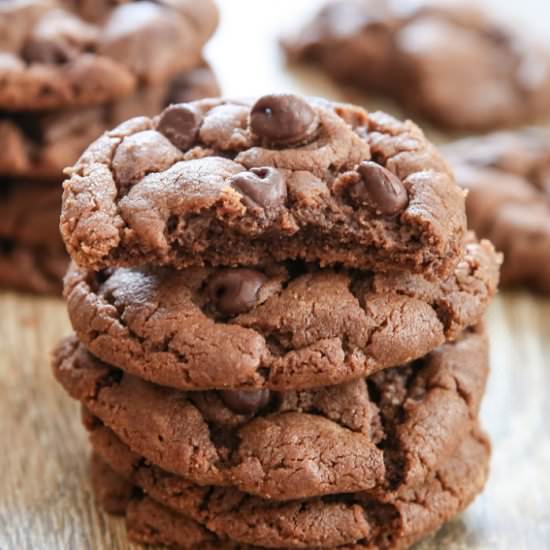 Chocolate Almond Butter Cookies