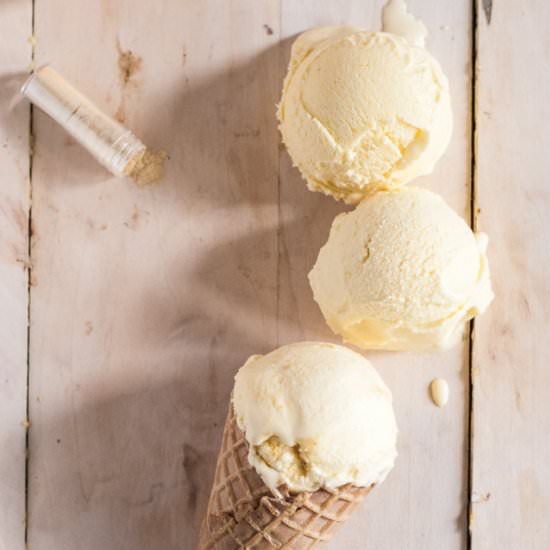 Boozy Orange Creamsicle Ice Cream
