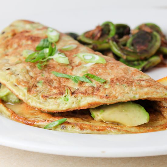 Avocado Lime Omelette