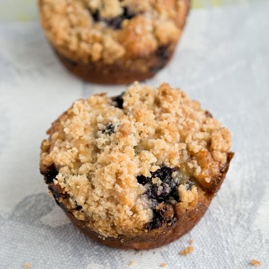 Blueberry Almond Muffins
