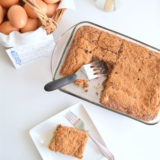 Grandma’s Rhubarb Cake