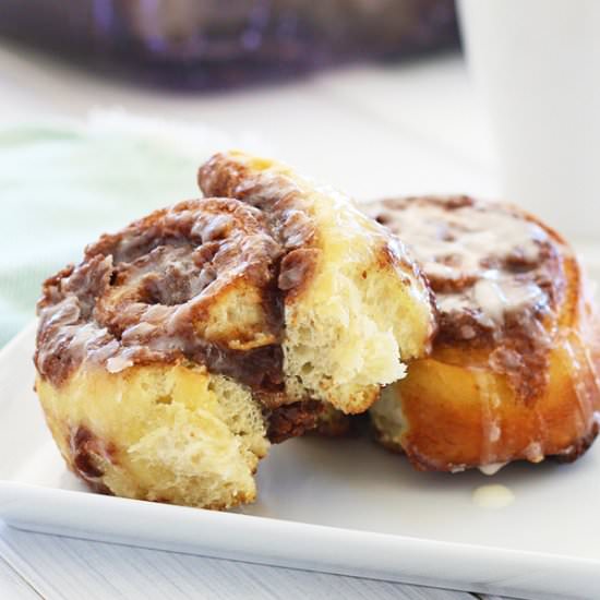 Pizza Dough Cinnamon Rolls