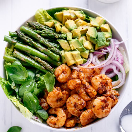 Blackened Shrimp Salad