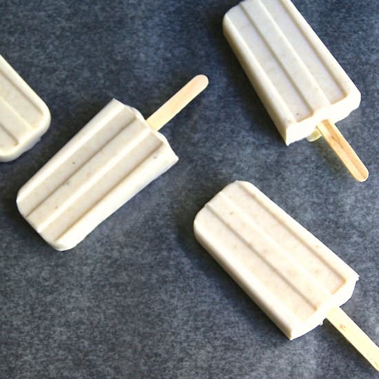 Banana Cream Pie Ice Pops