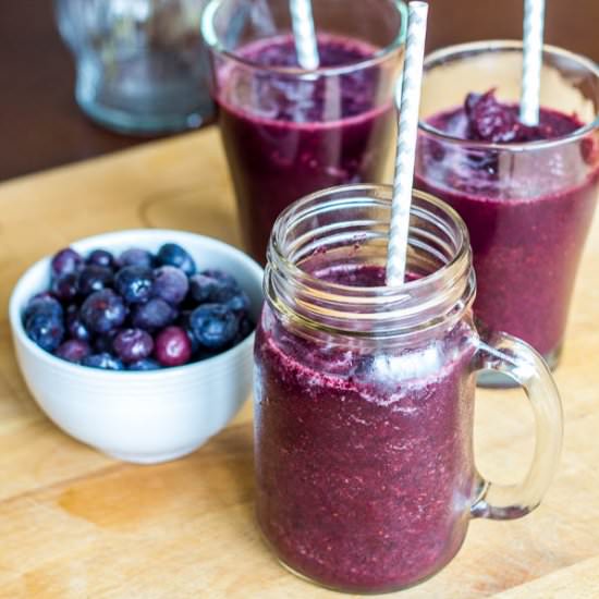 Blueberry Pomegranate Smoothies