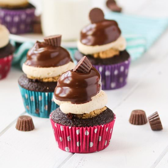 Peanut Butter Cup Cupcakes
