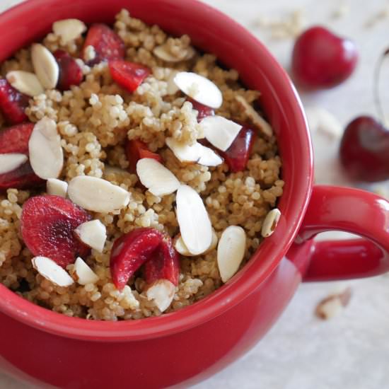 Cherry Vanilla Quinoa Bowl