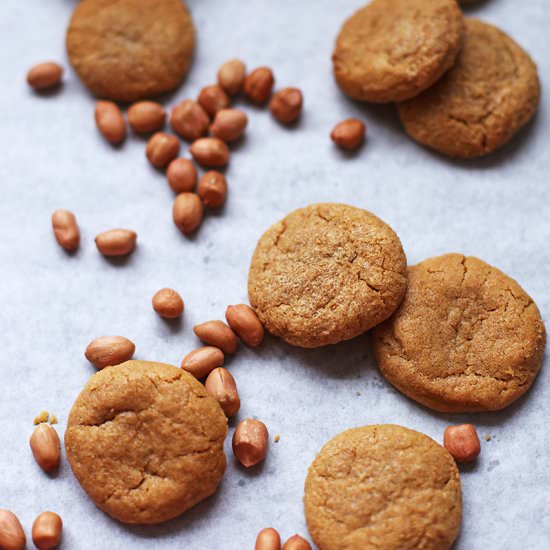 3 Ingredient Peanut Butter Cookies