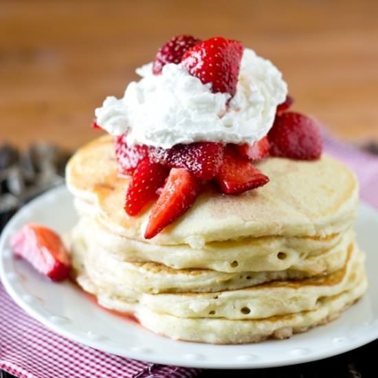 Strawberry Shortcake Pancakes