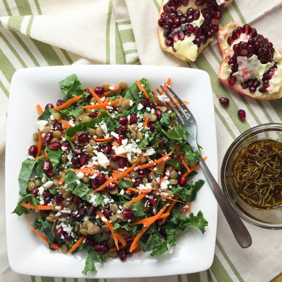Lentil & Pomegranate Salad