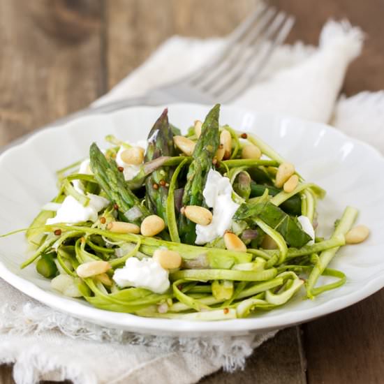 Shaved Asparagus Salad