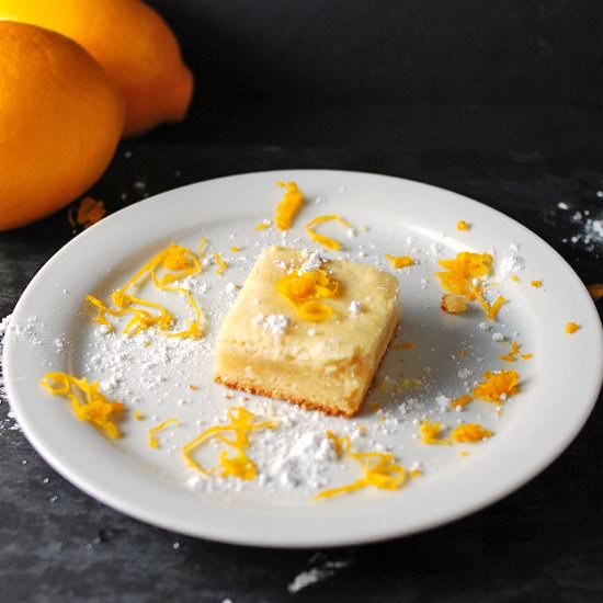 Meyer Lemon Shortbread Cookies