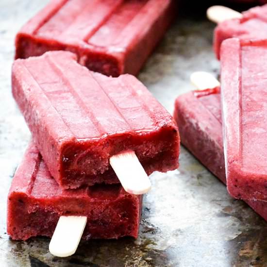 Berry-Beer Popsicles