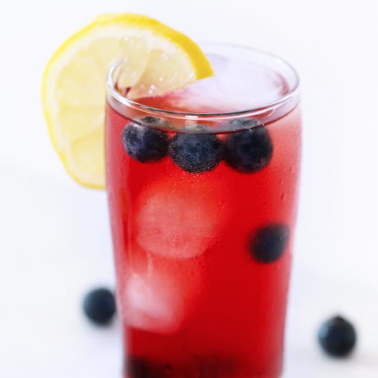 Blueberry Lemon Sweet Tea