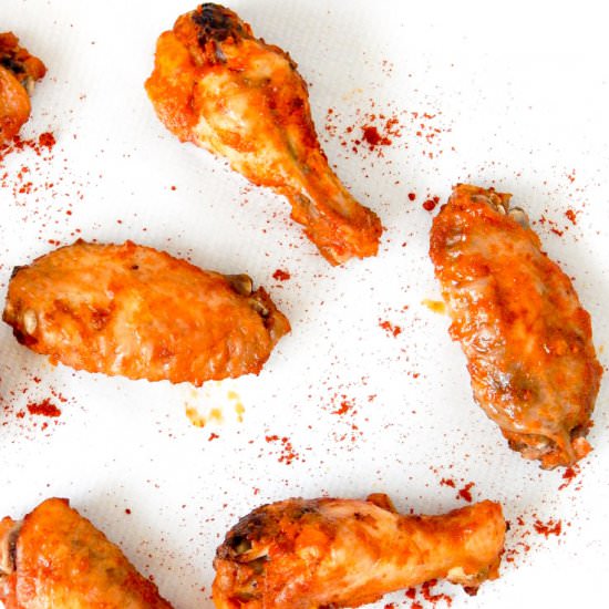 Clean Eating Orange Chicken Wings