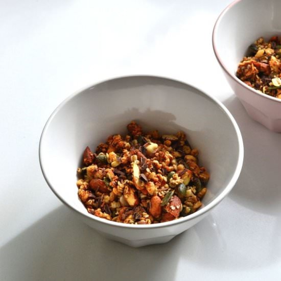 Nutty Chocolate Granola