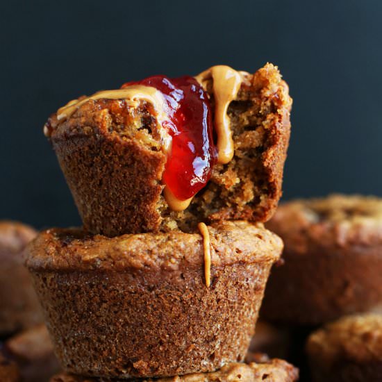 Peanut Butter & Jelly Muffins