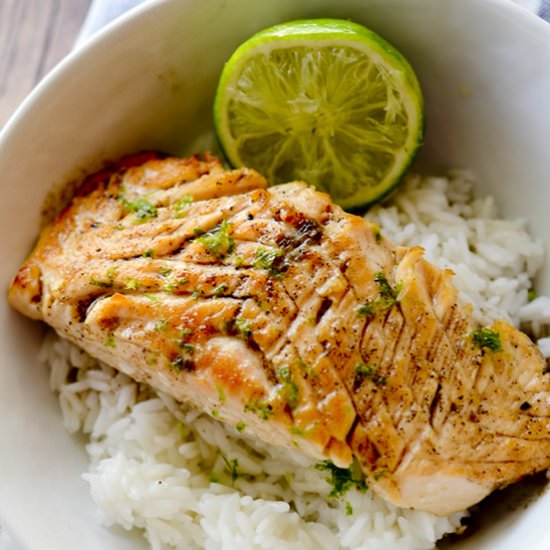 Browned Butter and Lime Salmon