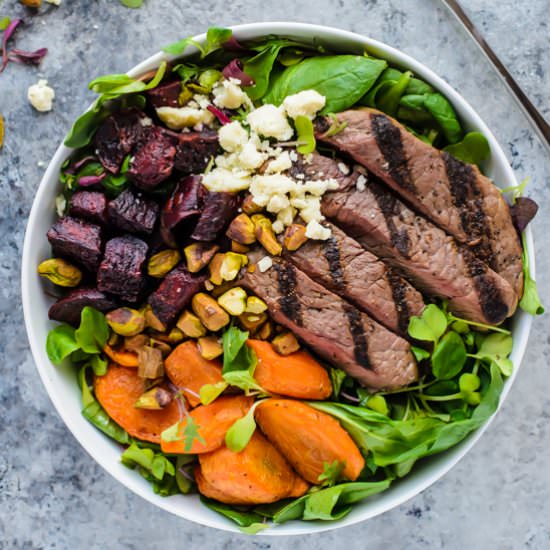 Perfect Grilled Steak Salad