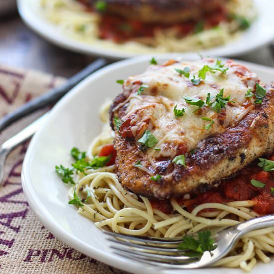 Skillet Chicken Parmesan