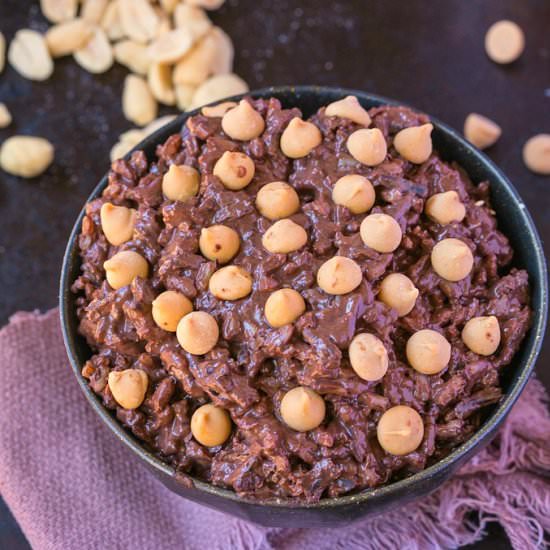 Peanut Butter Cup Rice Pudding