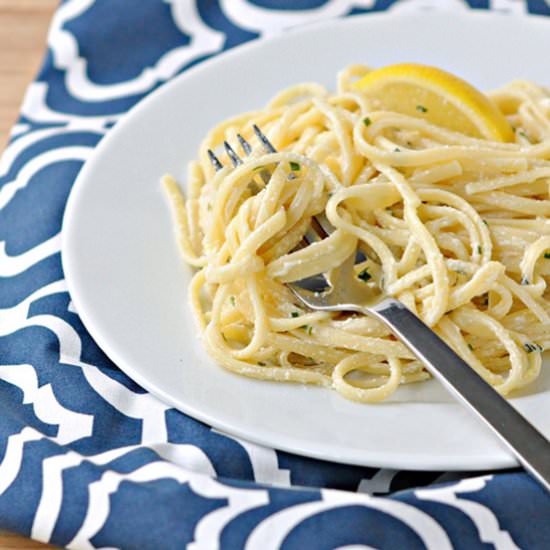 Linguine with Meyer Lemon Cream