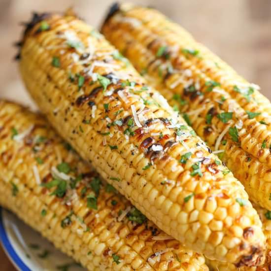 Parmesan Corn on the Cob