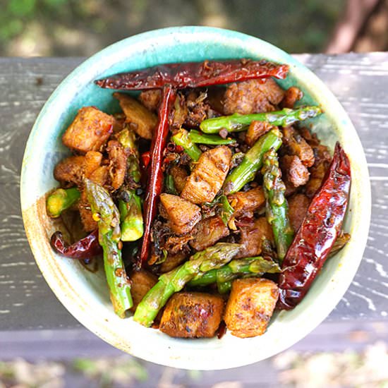 Stir-Fried Pork with Asparagus
