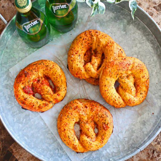 Homemade Pizza Pretzel