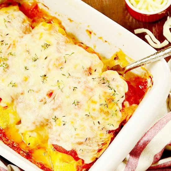 Baked Chicken Parm with a Twist