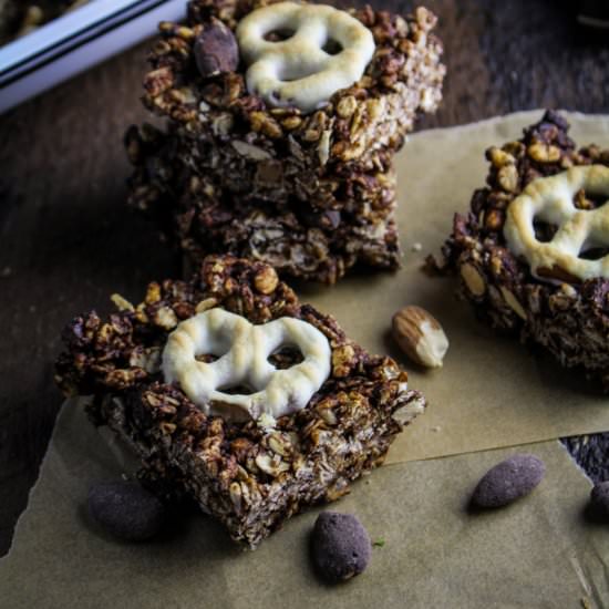 Chocolate Almond Granola Bites