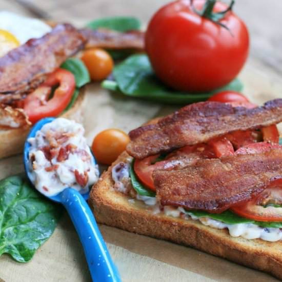 BLT with Bacon Mayonnaise