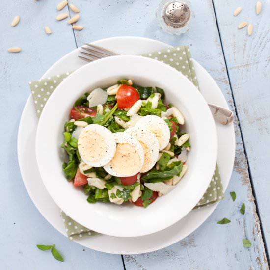Egg Florentine Pasta Salad