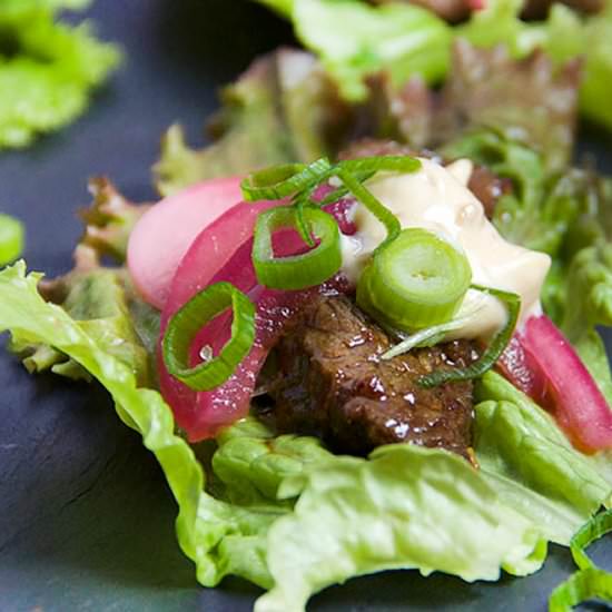 Korean Beef Lettuce Wraps