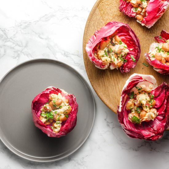Radicchio with Beans and Tuna