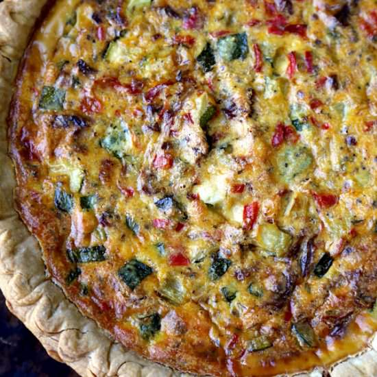 Vegetable Ricotta Pie