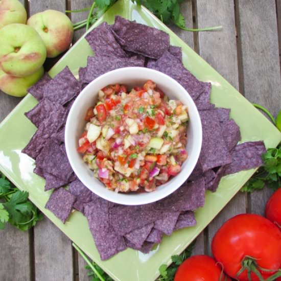 Gluten Free Peach Salsa